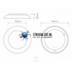 Led 145mm rond mistlamp 145 serie